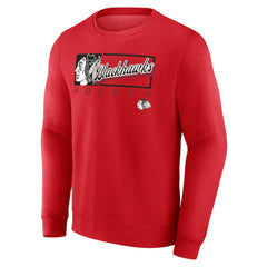 Chicago Blackhawks Fanatics Focus Fleece Pullover Sweatshirt Sale