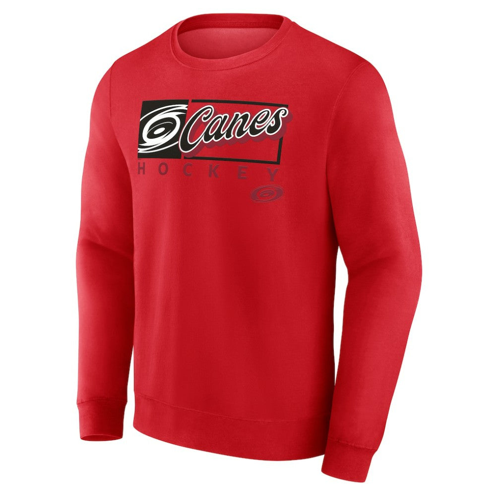 Carolina Hurricanes Fanatics Focus Fleece Pullover Sweatshirt For Sale