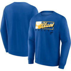 St. Louis Blues Fanatics Focus Fleece Pullover Sweatshirt Discount