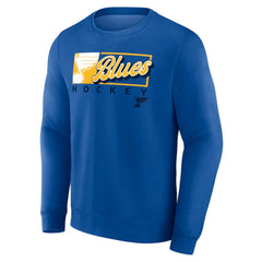 St. Louis Blues Fanatics Focus Fleece Pullover Sweatshirt Discount