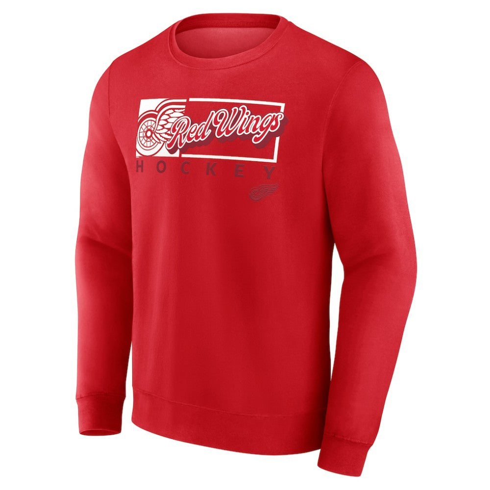Detroit Red Wings Fanatics Focus Fleece Pullover Sweatshirt Sale