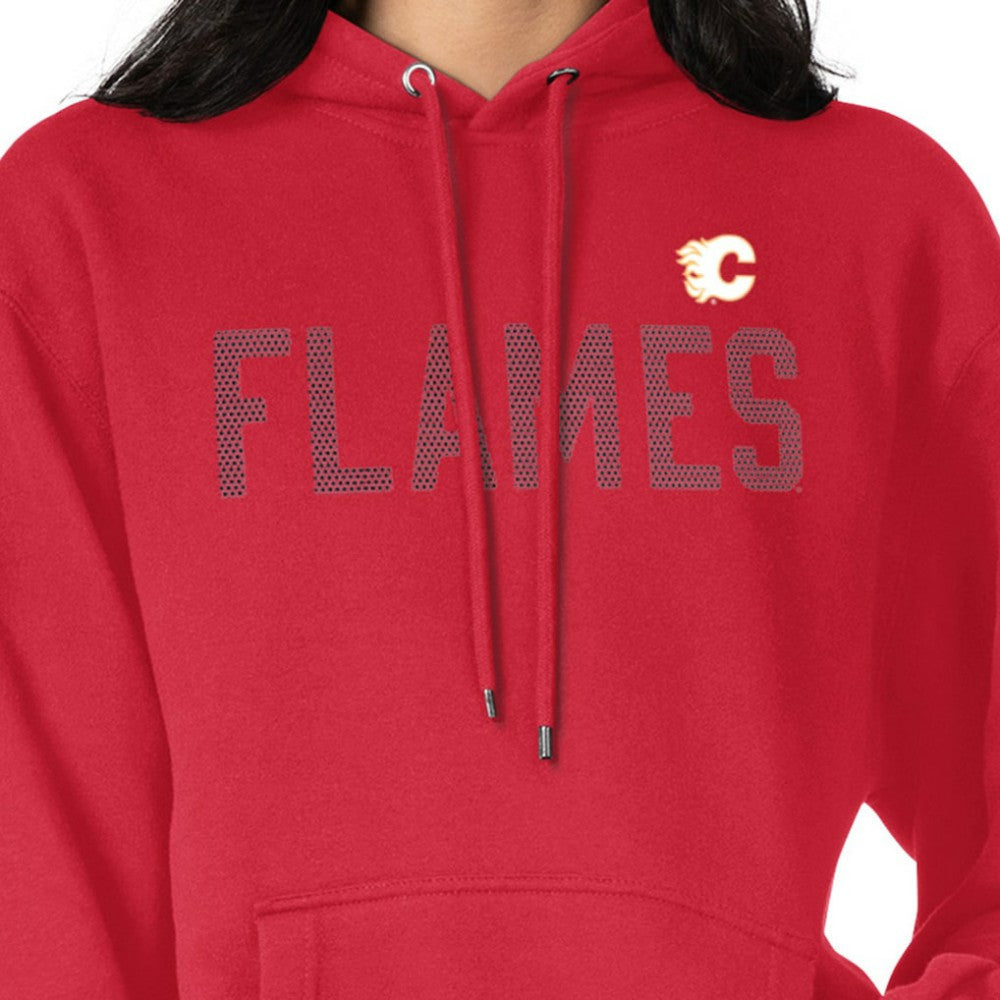 Calgary Flames G-III 4Her by Carl Banks Women's Dot Print Pullover Hoodie Sale