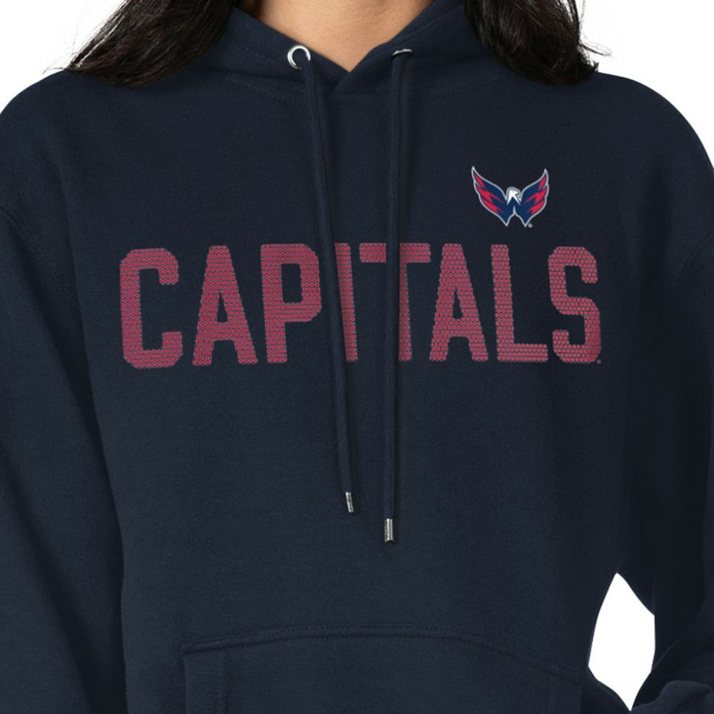 Washington Capitals G-III 4Her by Carl Banks Women's Dot Print Pullover Hoodie On Sale
