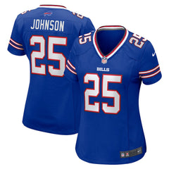 Buffalo Bills Nike Ty Johnson  Women's Team Game Jersey