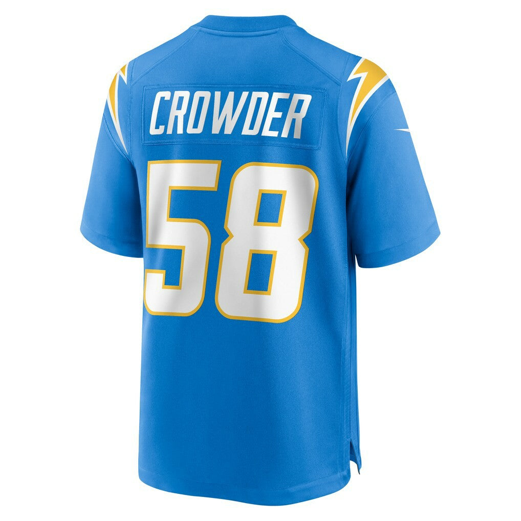 Los Angeles Chargers Nike Tae Crowder  Team Game Jersey