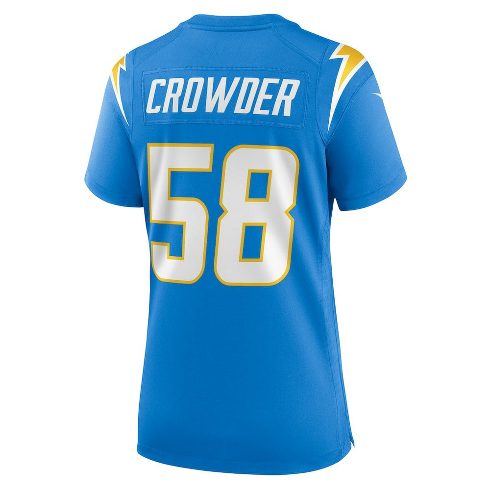 Los Angeles Chargers Nike Tae Crowder  Women's Team Game Jersey