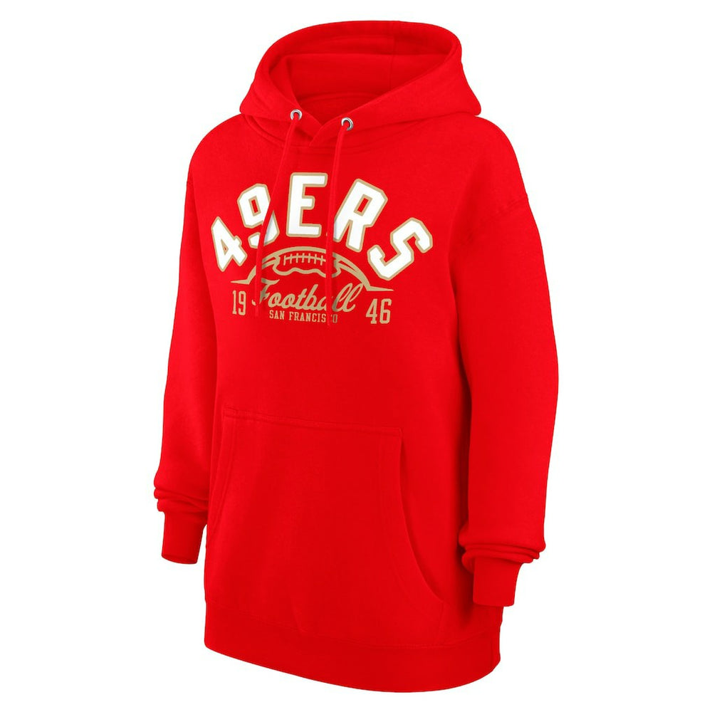 San Francisco 49ers  Starter Unisex Half Ball Team Fleece Pullover Hoodie