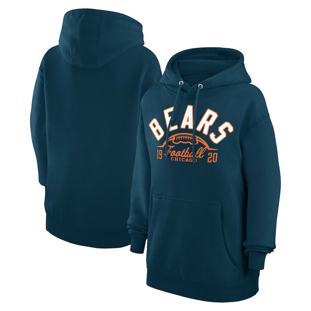 Chicago Bears  Starter Unisex Half Ball Team Fleece Pullover Hoodie