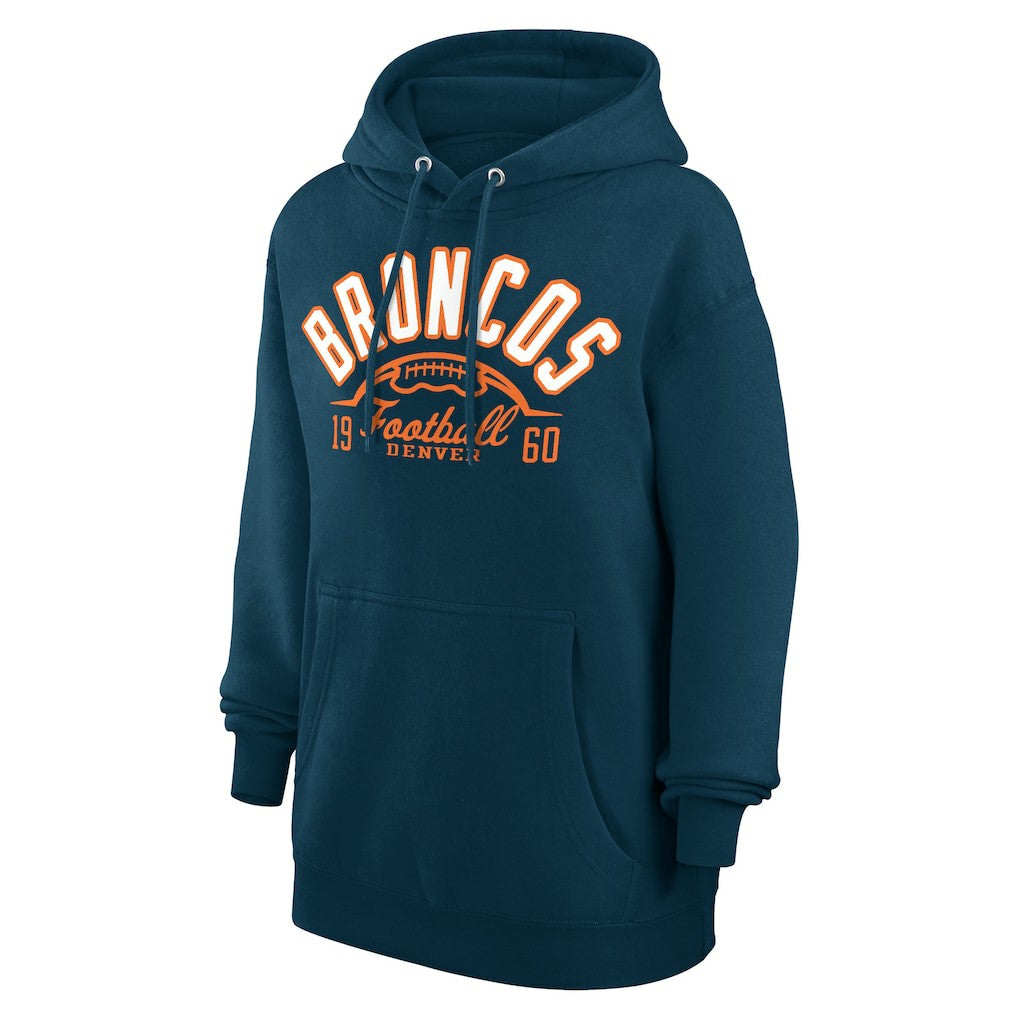 Denver Broncos  Starter Unisex Half Ball Team Fleece Pullover Hoodie