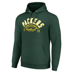Green Bay Packers  Starter Unisex Half Ball Team Fleece Pullover Hoodie