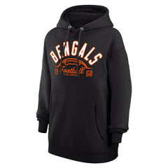 Cincinnati Bengals  Starter Unisex Half Ball Team Fleece Pullover Hoodie