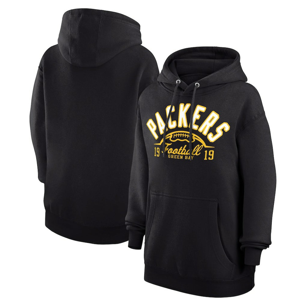 Green Bay Packers  Starter Unisex Half Ball Team Fleece Pullover Hoodie
