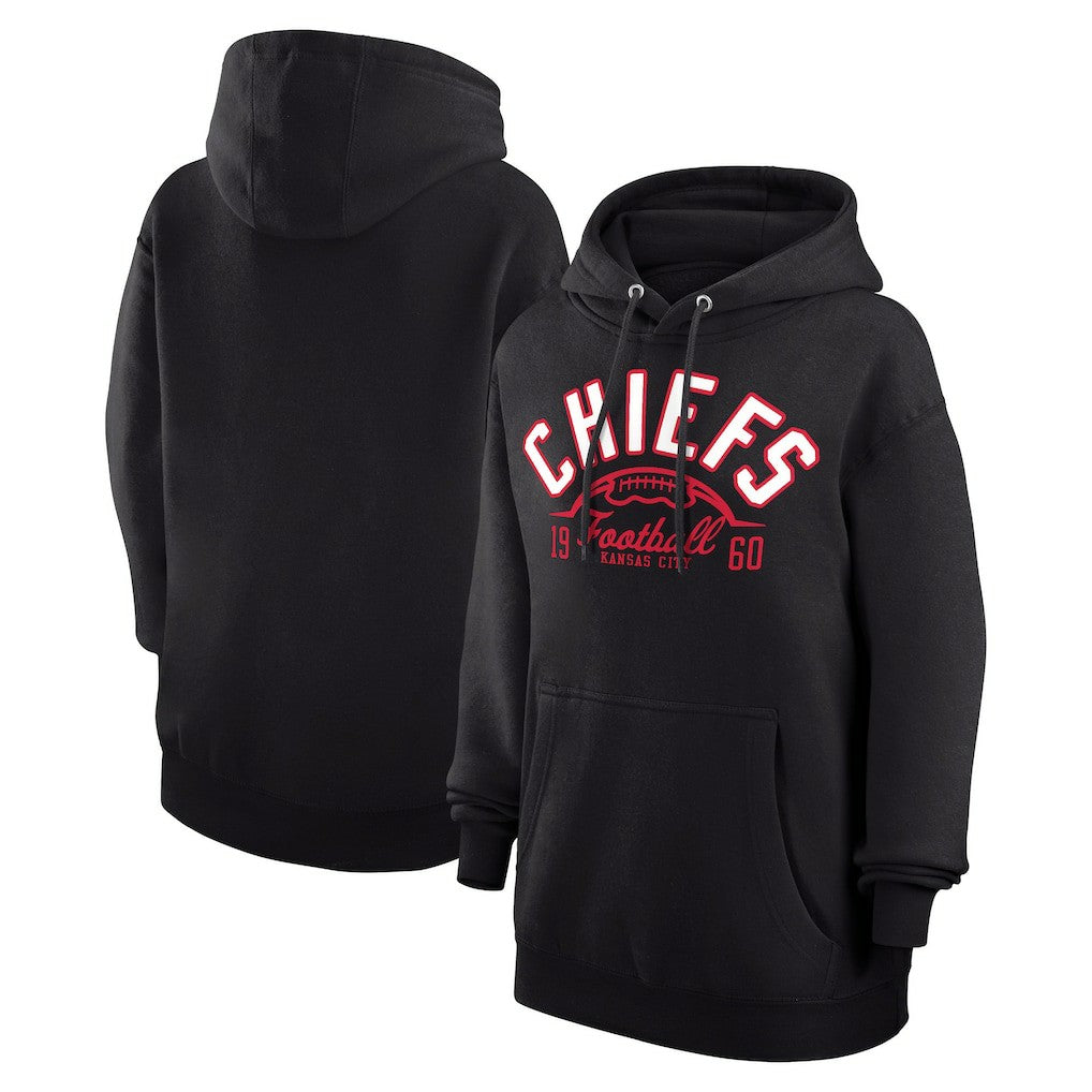 Kansas City Chiefs  Starter Unisex Half Ball Team Fleece Pullover Hoodie