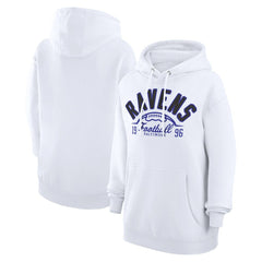 Baltimore Ravens  Starter Unisex Half Ball Team Fleece Pullover Hoodie
