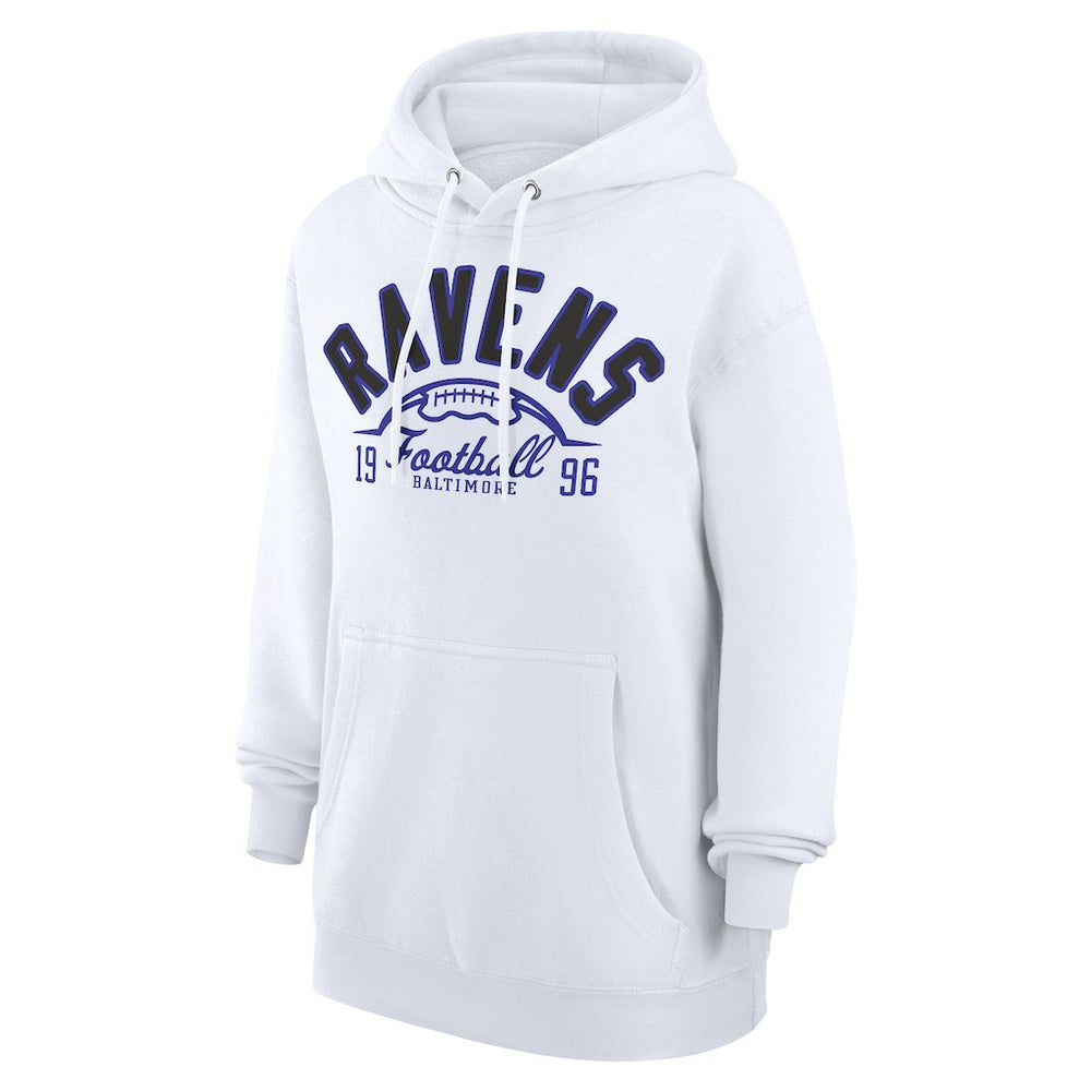 Baltimore Ravens  Starter Unisex Half Ball Team Fleece Pullover Hoodie