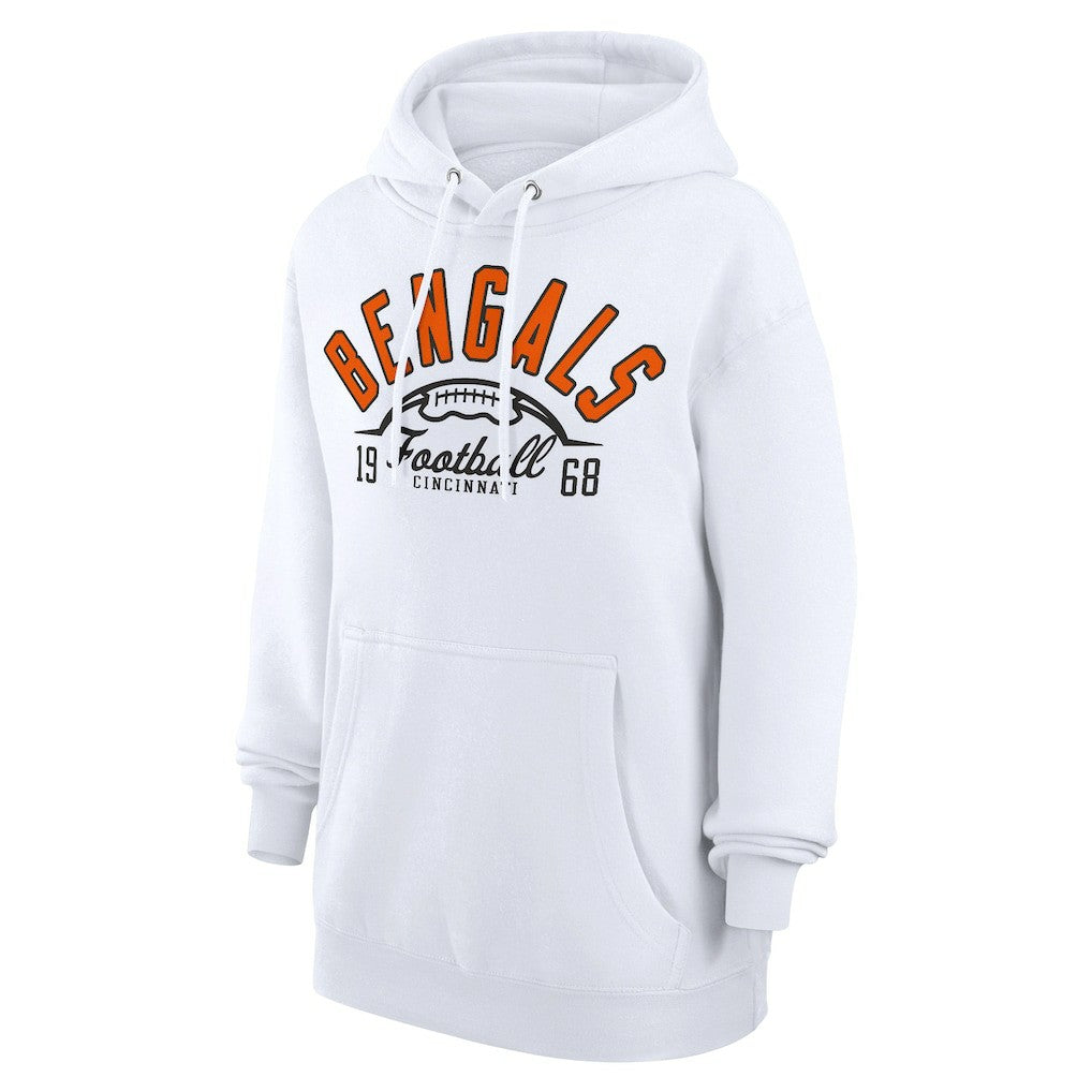 Cincinnati Bengals  Starter Unisex Half Ball Team Fleece Pullover Hoodie