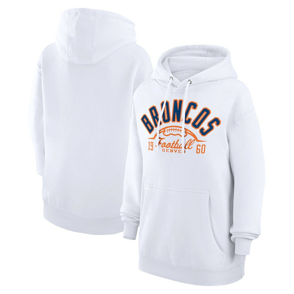 Denver Broncos  Starter Unisex Half Ball Team Fleece Pullover Hoodie