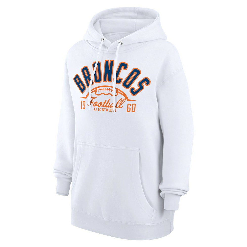Denver Broncos  Starter Unisex Half Ball Team Fleece Pullover Hoodie