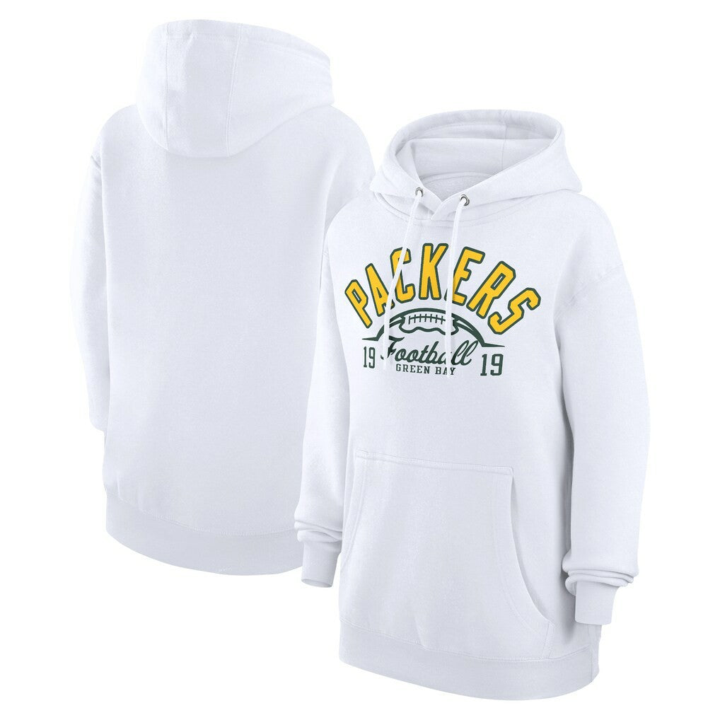 Green Bay Packers  Starter Unisex Half Ball Team Fleece Pullover Hoodie