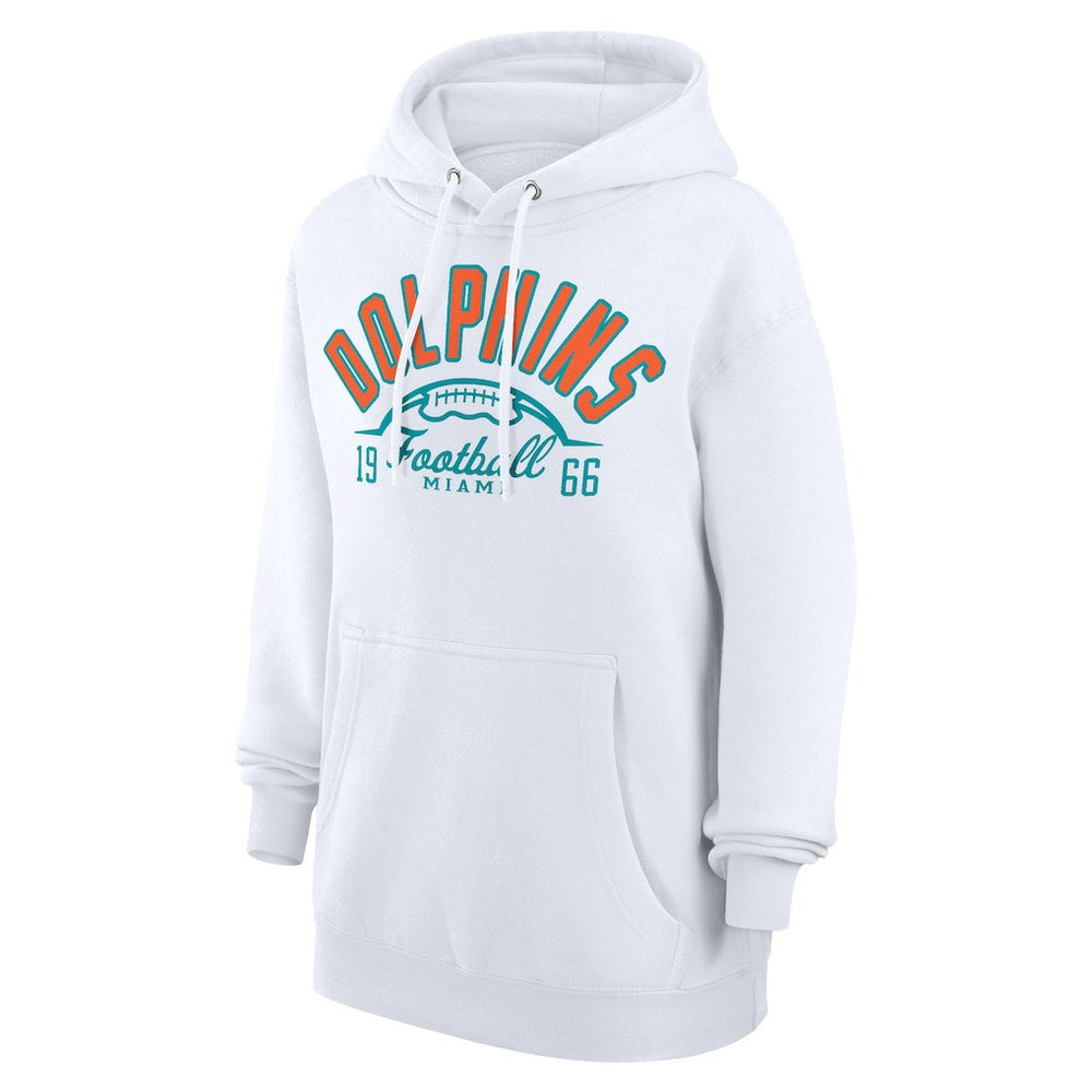 Miami Dolphins  Starter Unisex Half Ball Team Fleece Pullover Hoodie
