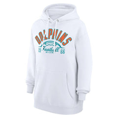 Miami Dolphins  Starter Unisex Half Ball Team Fleece Pullover Hoodie