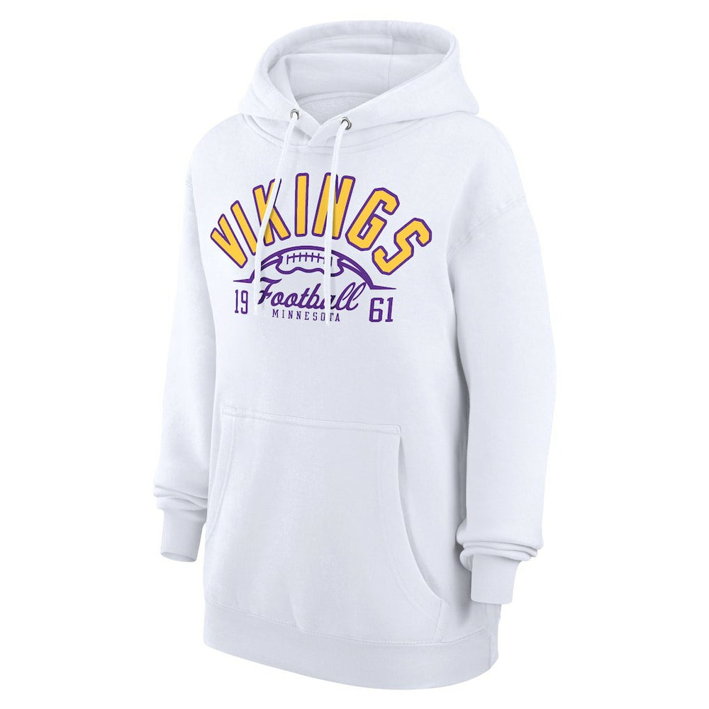 Minnesota Vikings  Starter Unisex Half Ball Team Fleece Pullover Hoodie