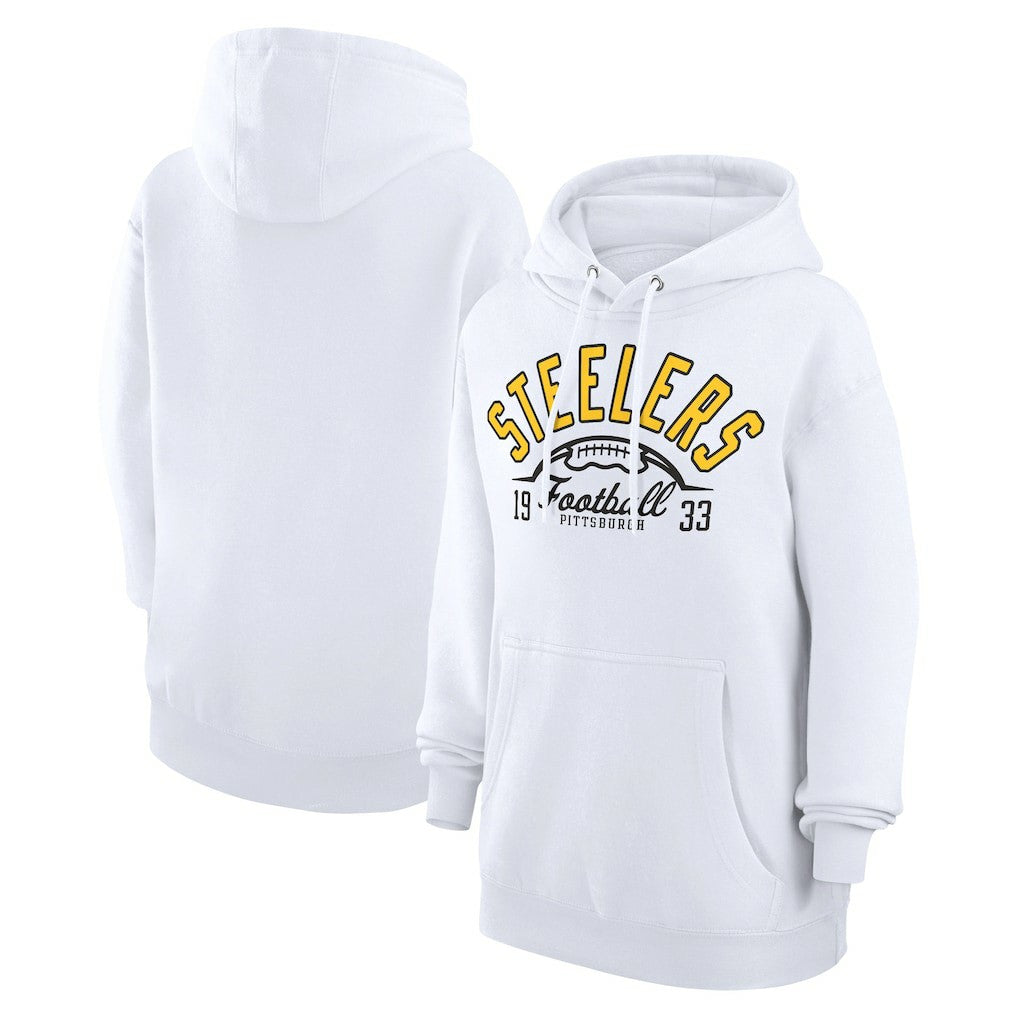 Pittsburgh Steelers  Starter Unisex Half Ball Team Fleece Pullover Hoodie