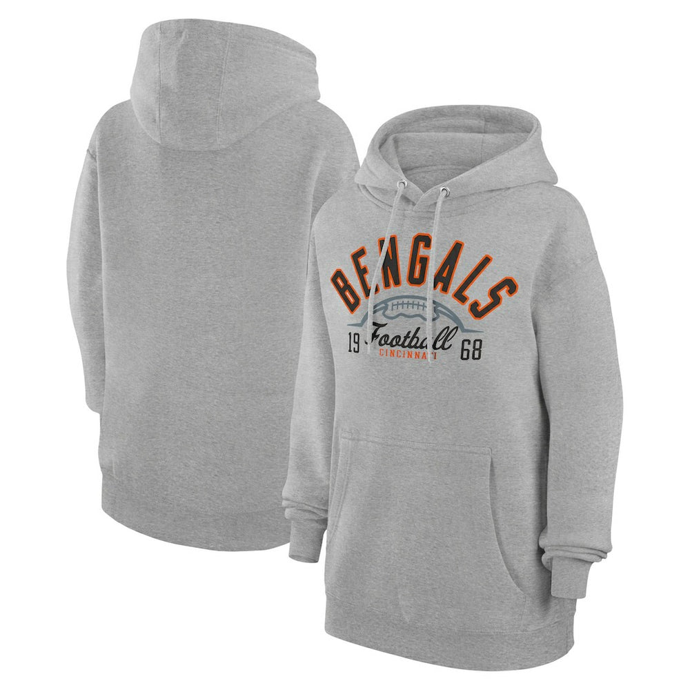 Cincinnati Bengals  Starter Unisex Half Ball Team Fleece Pullover Hoodie