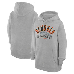 Cincinnati Bengals  Starter Unisex Half Ball Team Fleece Pullover Hoodie