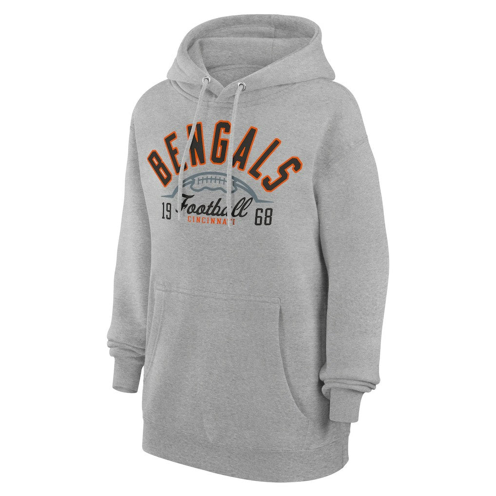 Cincinnati Bengals  Starter Unisex Half Ball Team Fleece Pullover Hoodie