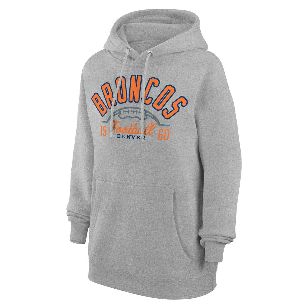 Denver Broncos  Starter Unisex Half Ball Team Fleece Pullover Hoodie