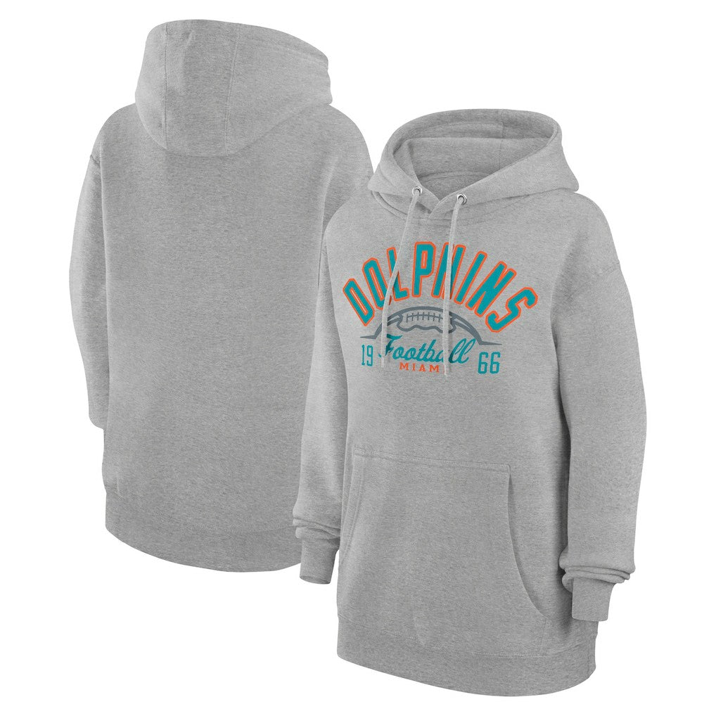 Miami Dolphins  Starter Unisex Half Ball Team Fleece Pullover Hoodie