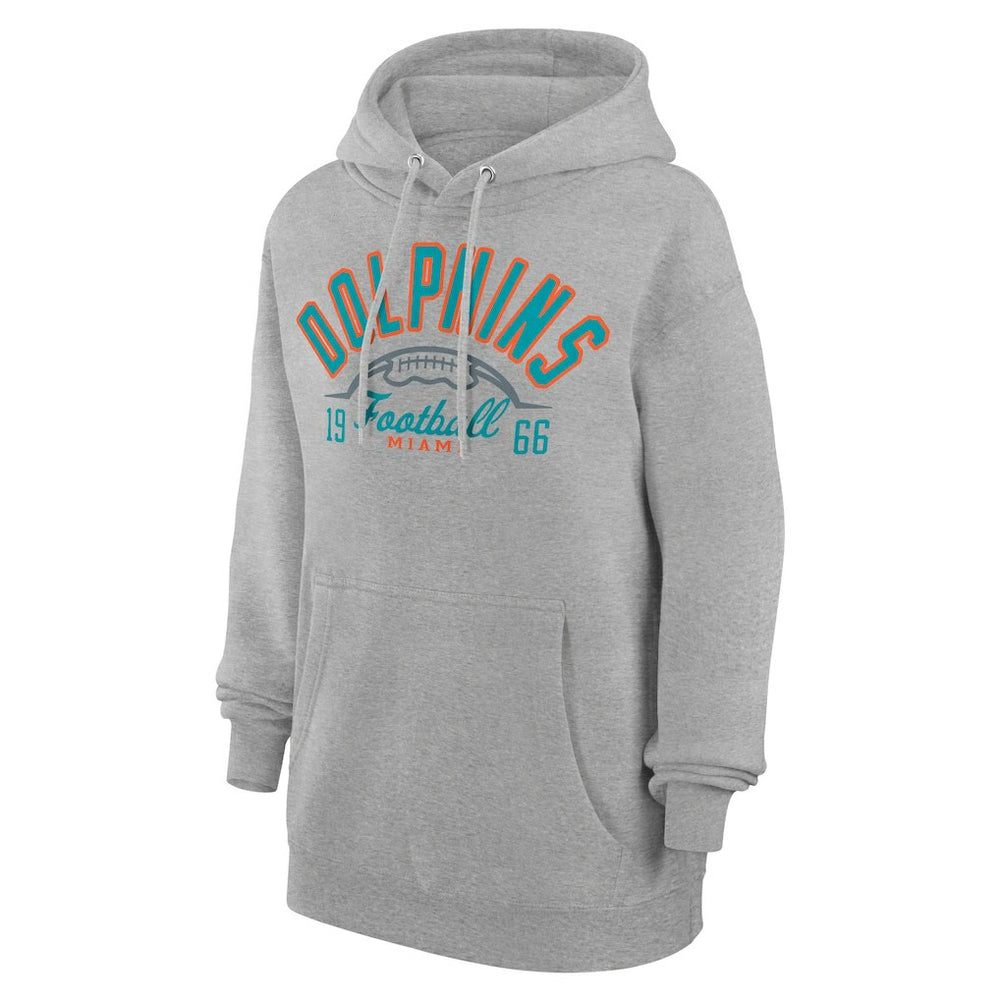 Miami Dolphins  Starter Unisex Half Ball Team Fleece Pullover Hoodie