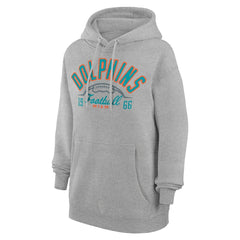 Miami Dolphins  Starter Unisex Half Ball Team Fleece Pullover Hoodie