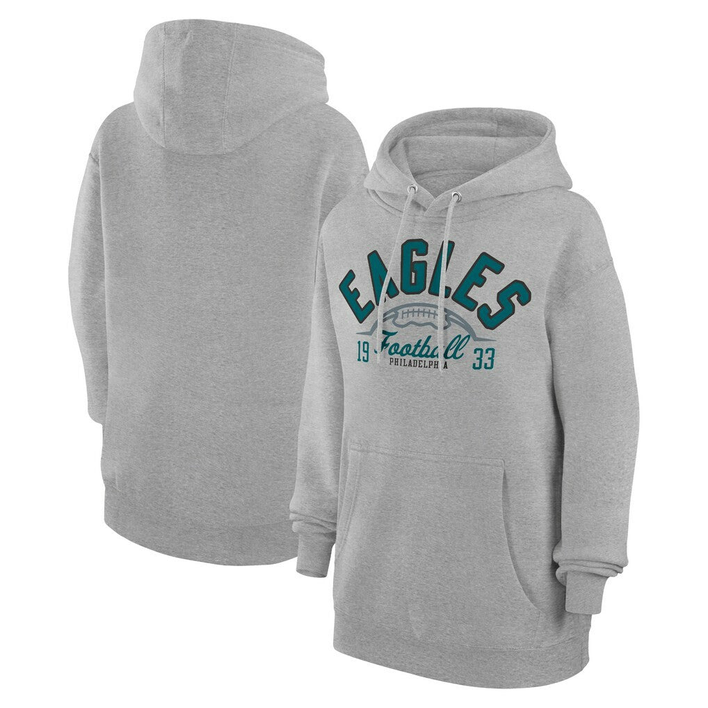 Philadelphia Eagles  Starter Unisex Half Ball Team Fleece Pullover Hoodie