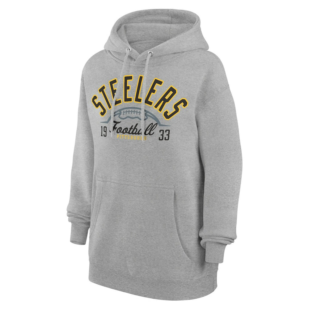 Pittsburgh Steelers  Starter Unisex Half Ball Team Fleece Pullover Hoodie