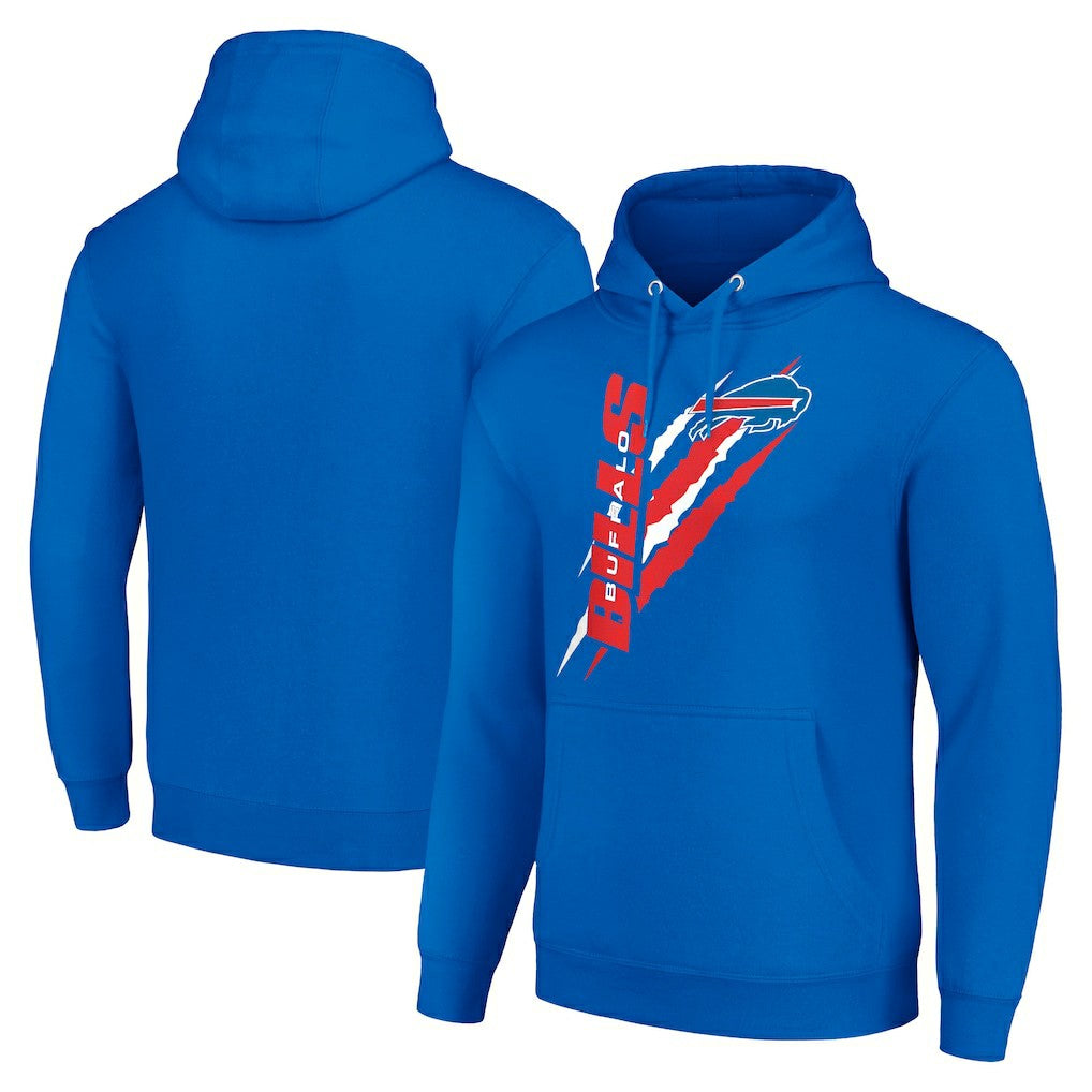 Buffalo Bills  Starter Unisex Color Scratch Fleece Pullover Hoodie