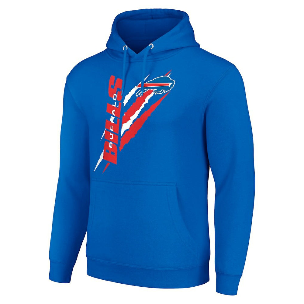 Buffalo Bills  Starter Unisex Color Scratch Fleece Pullover Hoodie