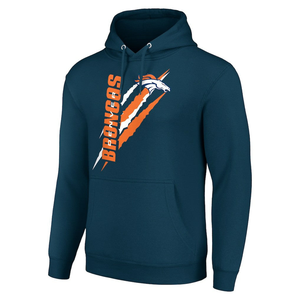 Denver Broncos  Starter Unisex Color Scratch Fleece Pullover Hoodie