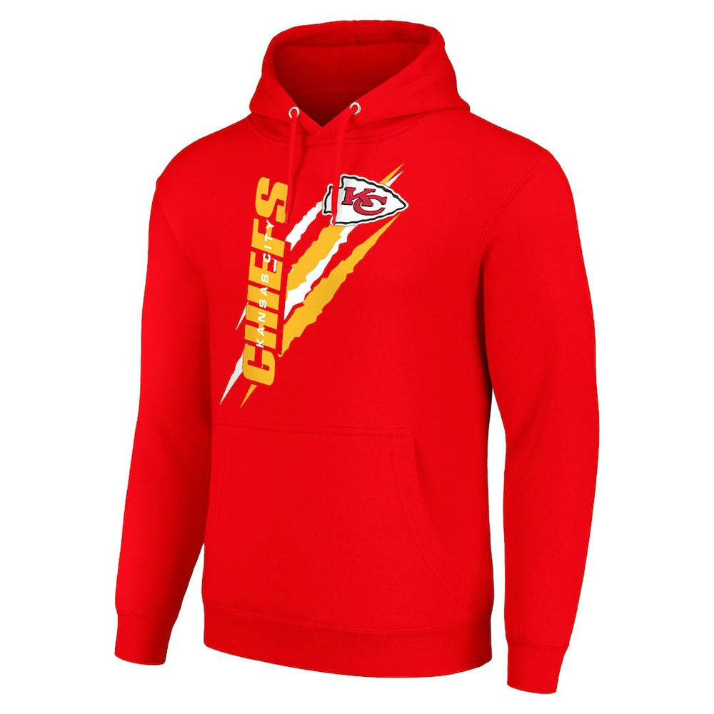 Kansas City Chiefs  Starter Unisex Color Scratch Fleece Pullover Hoodie