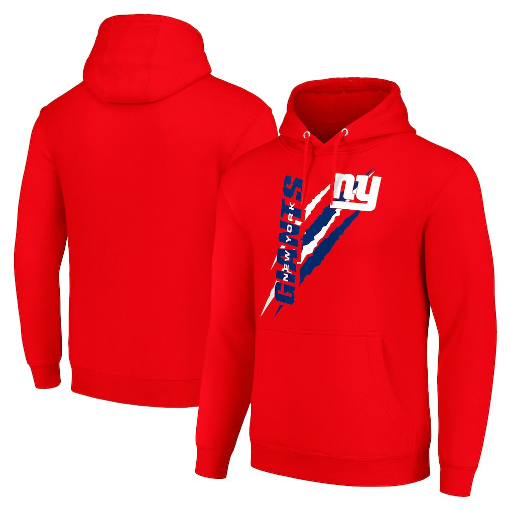 New York Giants  Starter Unisex Color Scratch Fleece Pullover Hoodie