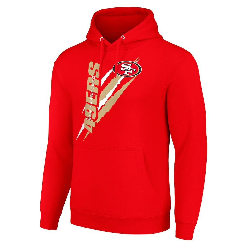 San Francisco 49ers  Starter Unisex Color Scratch Fleece Pullover Hoodie
