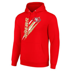 San Francisco 49ers  Starter Unisex Color Scratch Fleece Pullover Hoodie