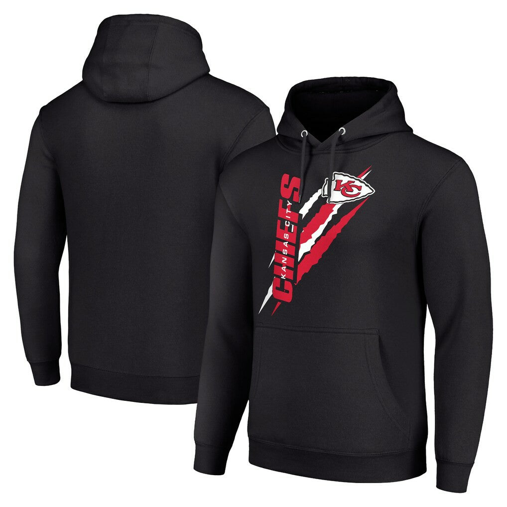 Kansas City Chiefs  Starter Unisex Color Scratch Fleece Pullover Hoodie