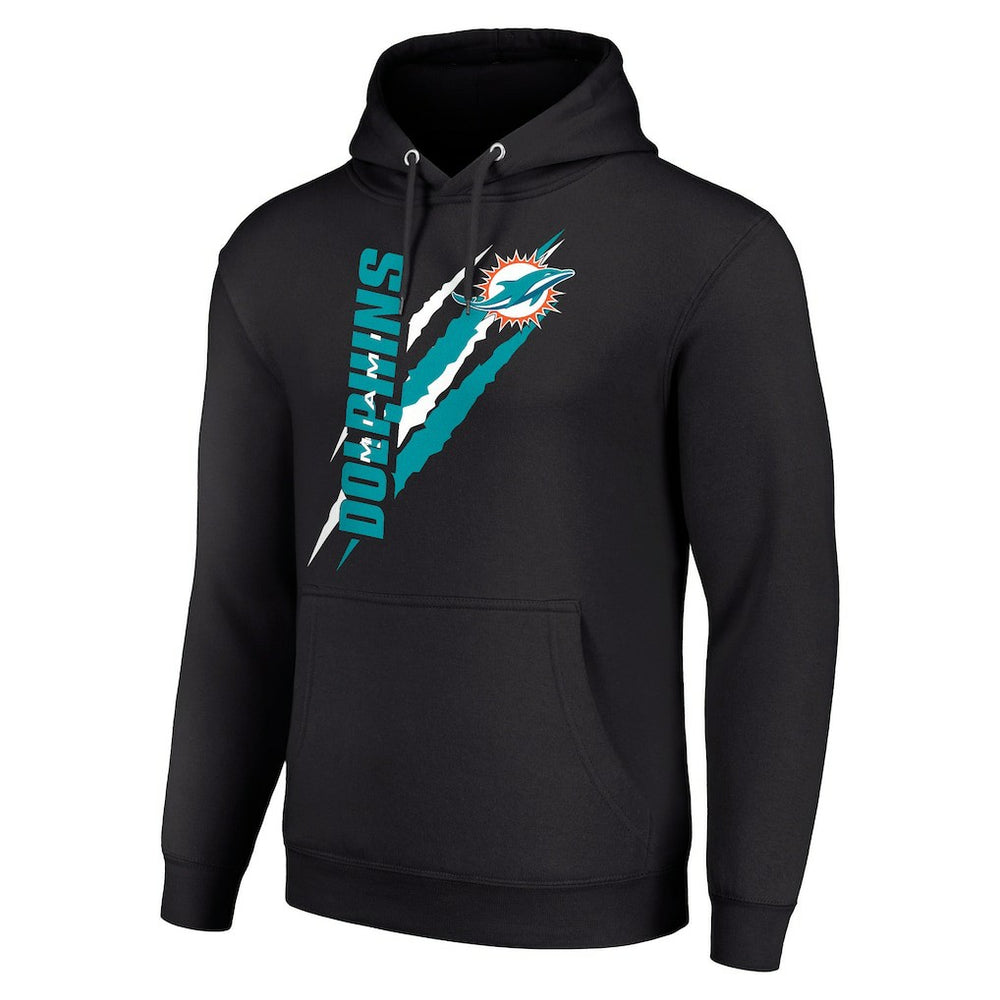 Miami Dolphins  Starter Unisex Color Scratch Fleece Pullover Hoodie