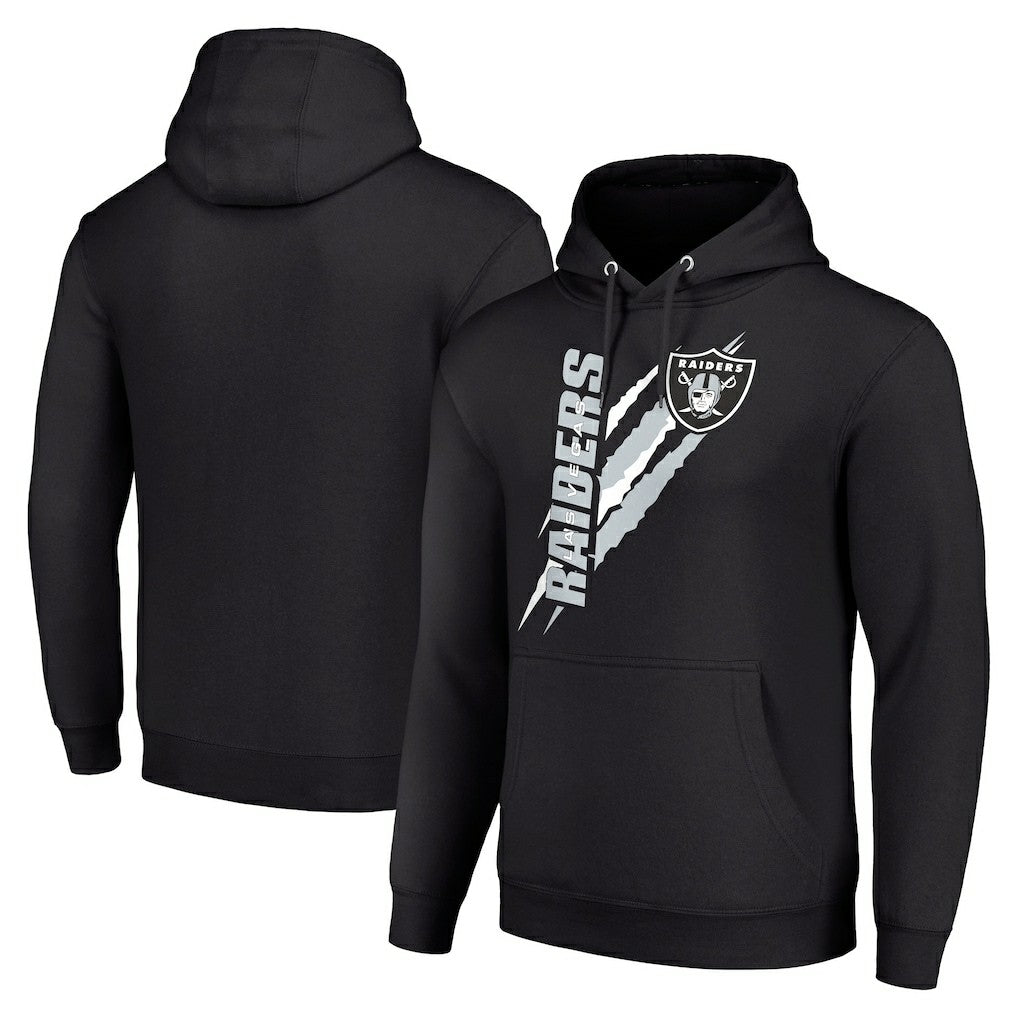Las Vegas Raiders  Starter Unisex Color Scratch Fleece Pullover Hoodie