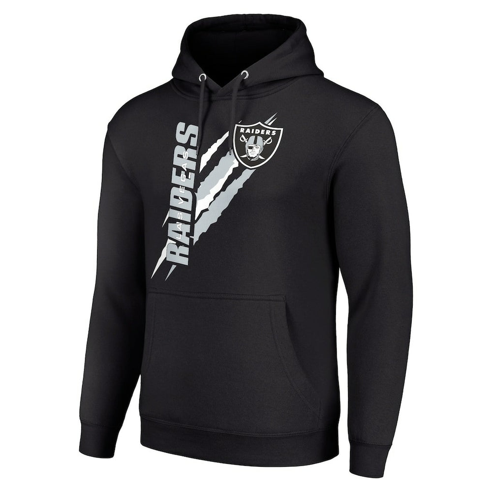 Las Vegas Raiders  Starter Unisex Color Scratch Fleece Pullover Hoodie