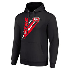 San Francisco 49ers  Starter Unisex Color Scratch Fleece Pullover Hoodie