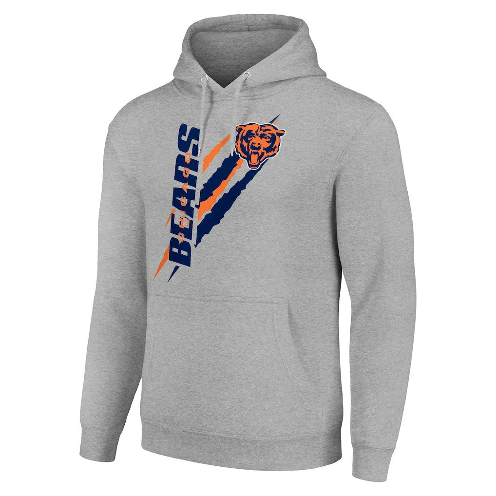 Chicago Bears  Starter Unisex Color Scratch Fleece Pullover Hoodie