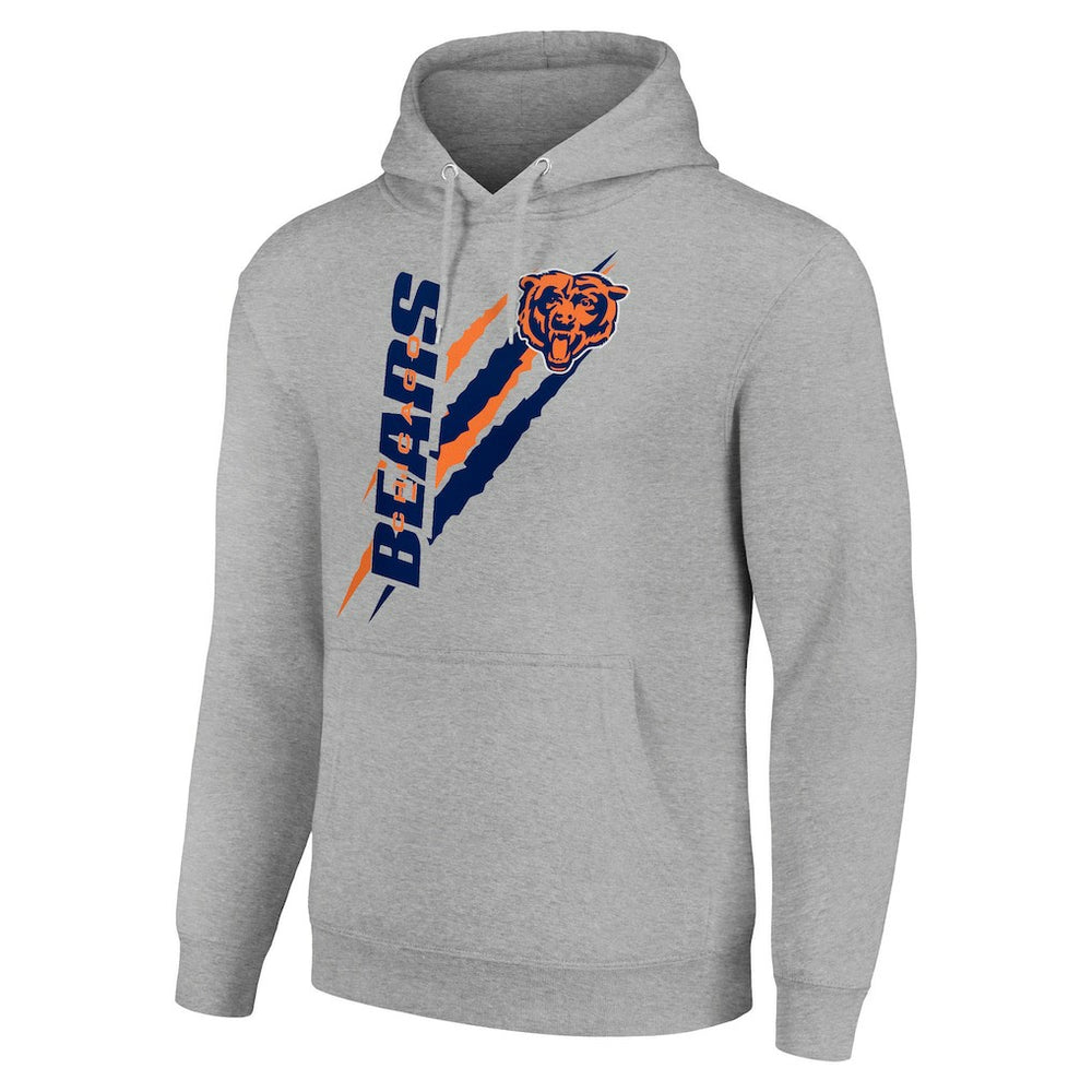 Chicago Bears  Starter Unisex Color Scratch Fleece Pullover Hoodie